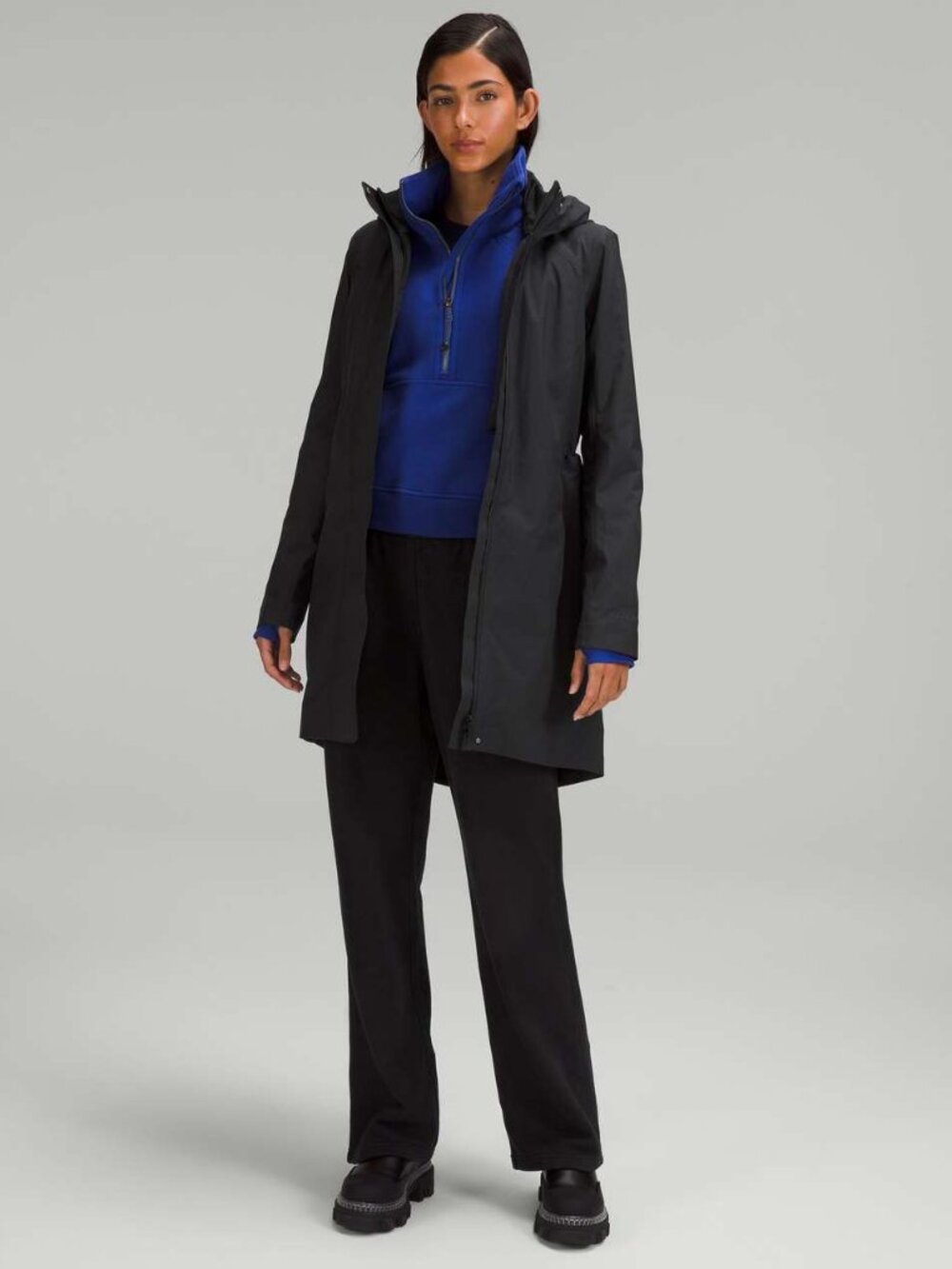 Lululemon Rain Rebel Insulated Jacket, Black sz 6